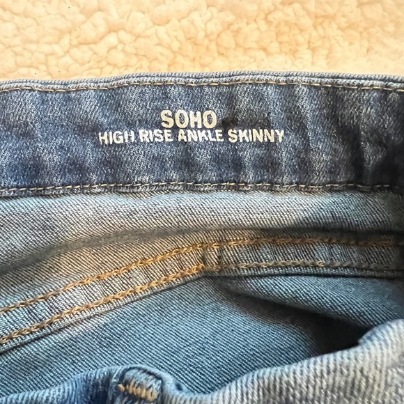 Nicole Miller Blue Straight Leg Jeans Classic Fit - Picture 6 of 6